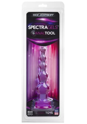 Dildo anal Spectra gel purple 7 inches