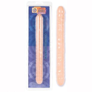 Double dildo 18 inch skin colored