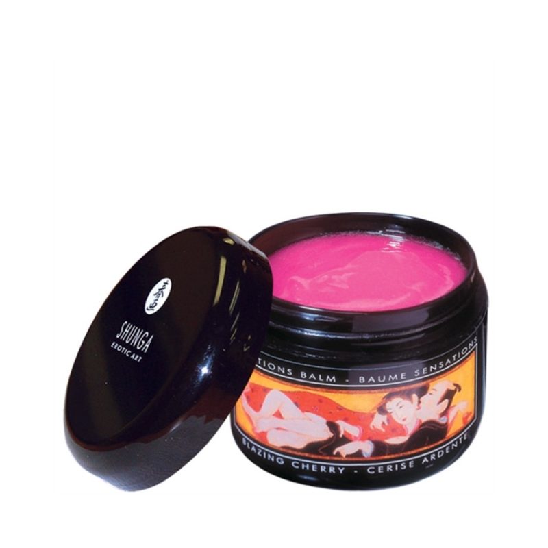 Avec le Baume sensation Cerise ardente, après quelques instants, retrouvez-vous avec plus de sensualité et de sensibilité !