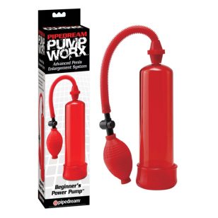 Pompe à pénis Beginner Power Worx rouge