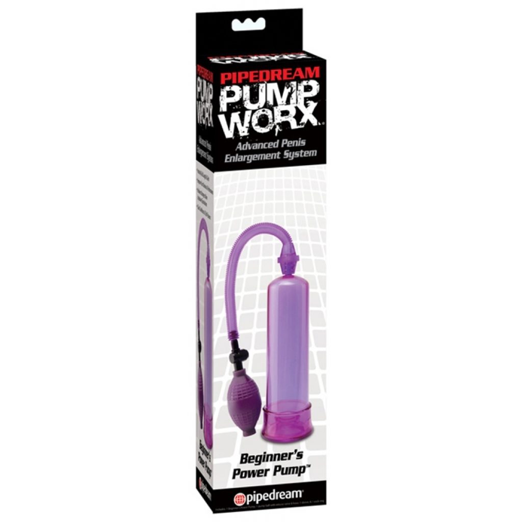 Beginner Power Worx purple penis pump - Image 3
