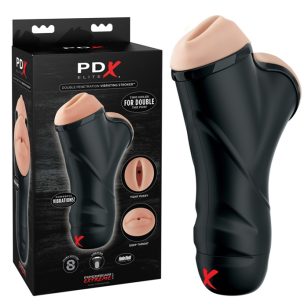 Masturbateur double pénétration PDX Elite