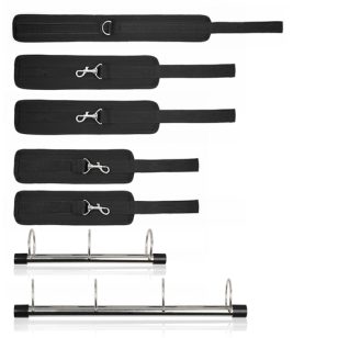 Submission bar set with wrist and ankle strap