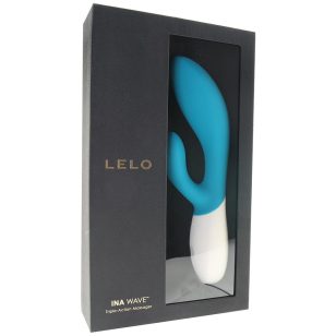 Vibrateur double action Lelo Ina Wave bleu