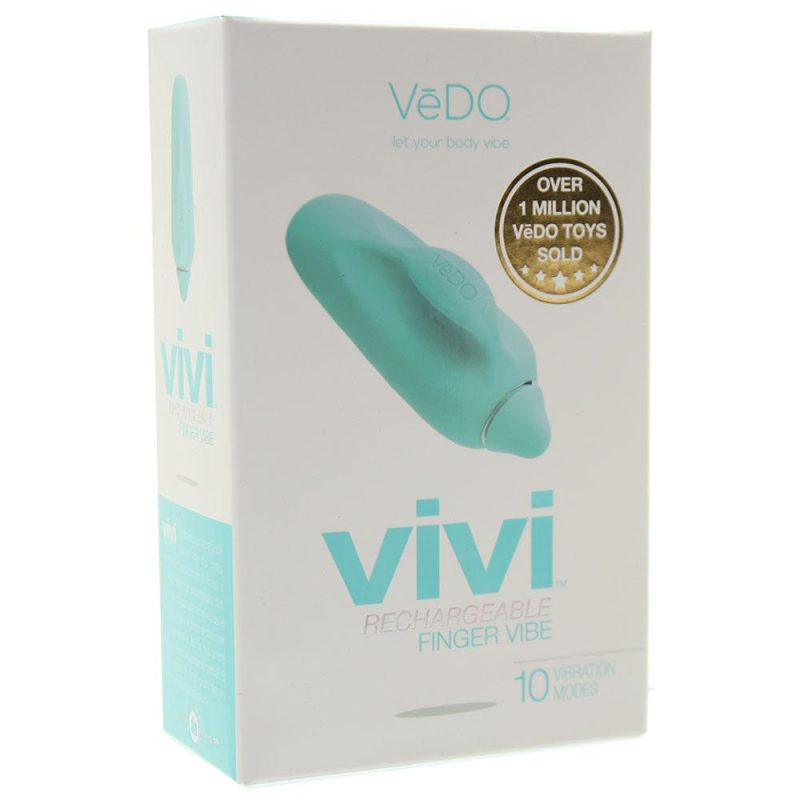 Le vibrateur rechargeable pour le doigt Vivi dispose d'un moteur super puissant avec 10 modes de vibration et d'un design élégant.