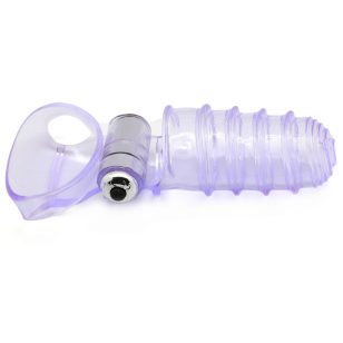 Finger vibrator purple