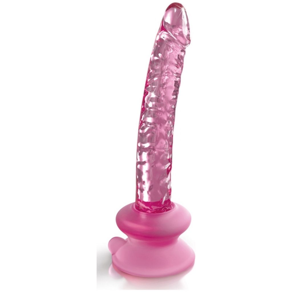 Dildo en verre rose Icicle no 86