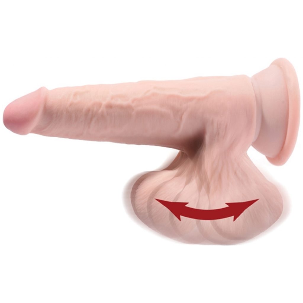 Dildo réaliste King Cock Plus 6 pouces avec testicules