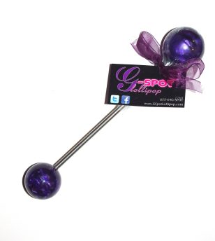 G-Spot Lollipop Double Pop purple