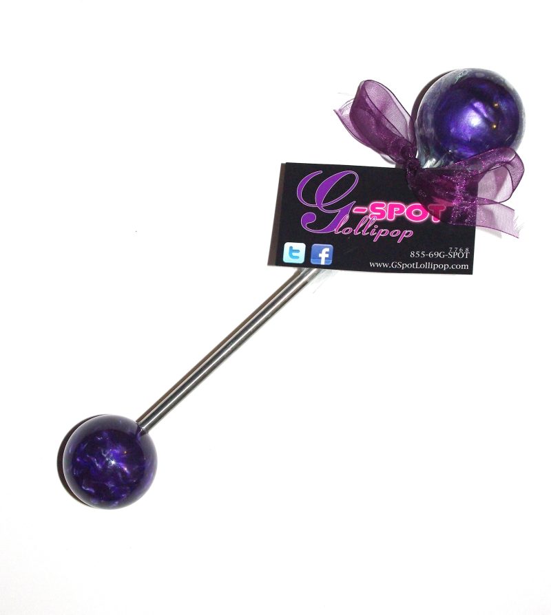 The G-Spot Lollipop Double Pop brings an exciting, stimulating twist to sexual pleasure and should never be confused with your everyday sex toy.