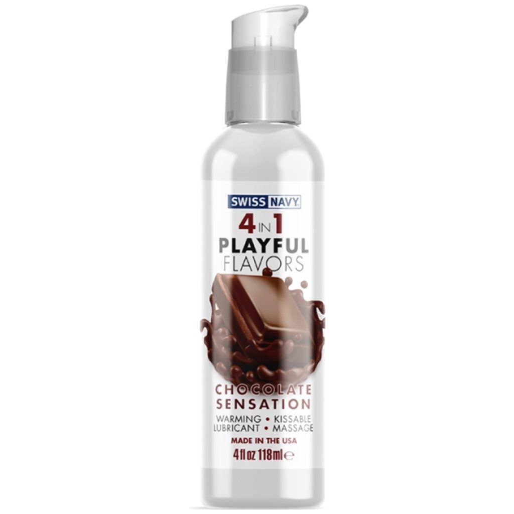 Lubrifiant au chocolat 4 en 1 de Swiss Navy