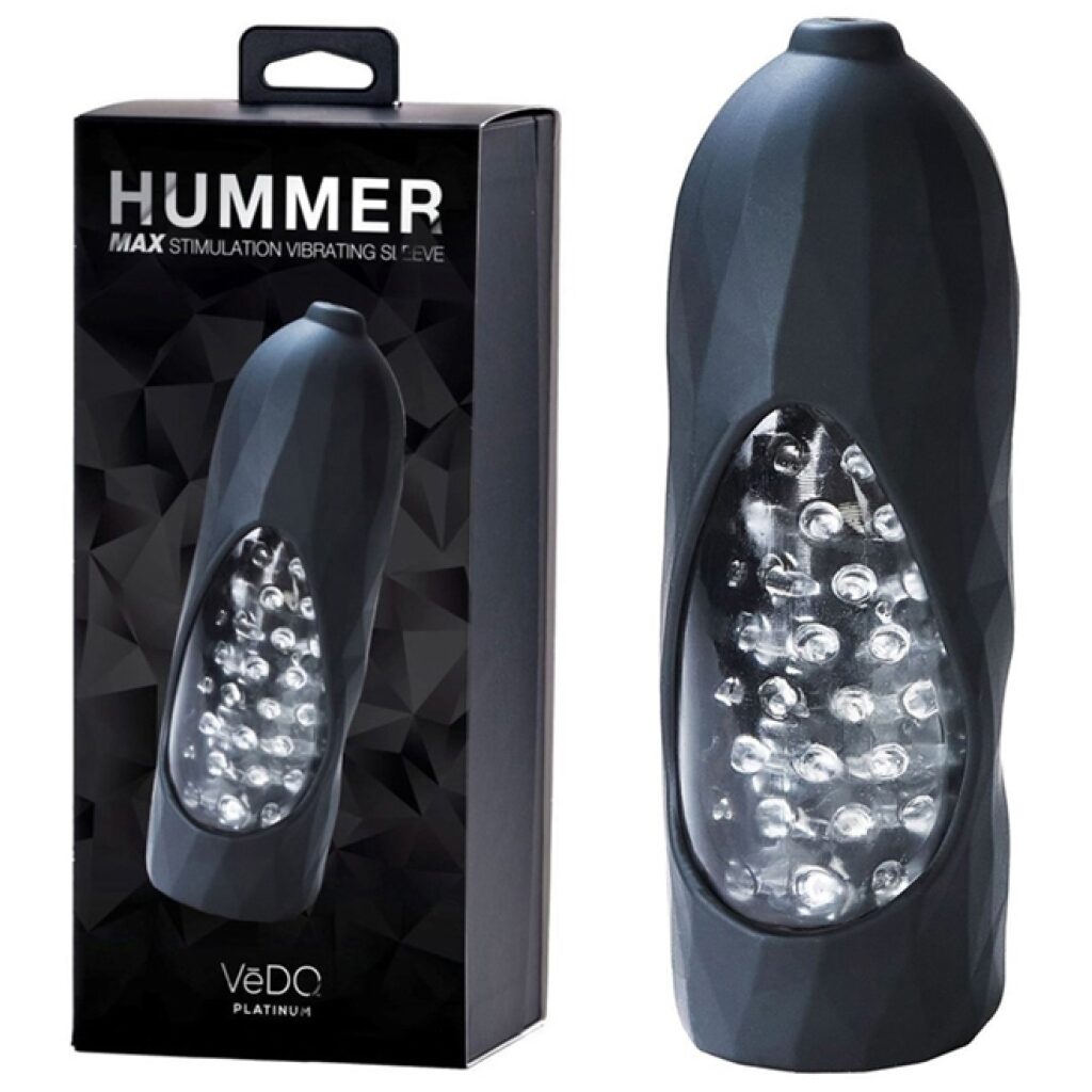 Masturbateur vibrant Hummer Max rechargeable (manche seulement).