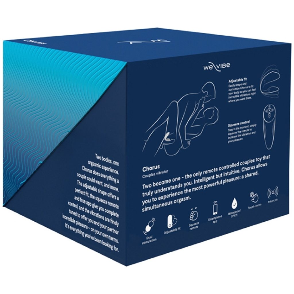 We-Vibe Chorus bleu cosmic avec We-Connect et télécommande