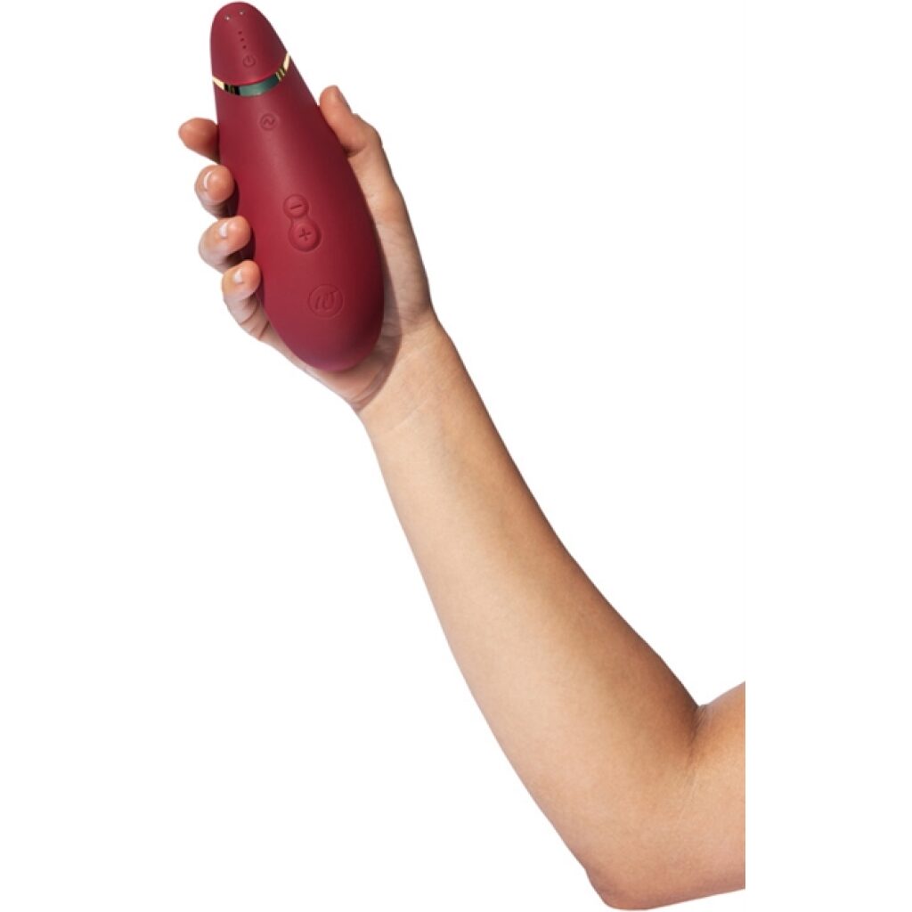 Womanizer Premium 2 bordeaux stimulateur clitoridien rechargeable