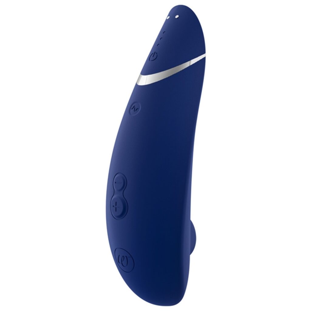 Womanizer Premium 2 bleuet stimulateur clitoridien rechargeable