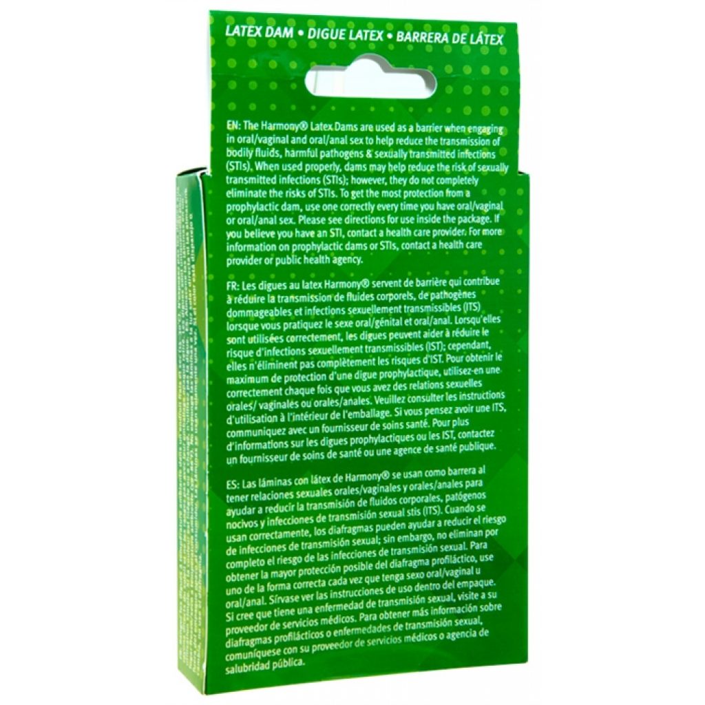 Condom oral avec latex Harmony