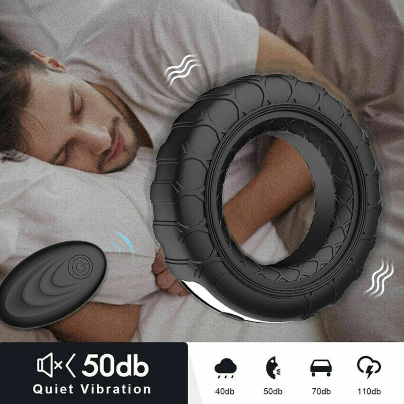Anneau d'érection Stay Hard avec vibration et télécommande