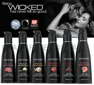 Wicked flavored lubricant 4 oz / 120 ml