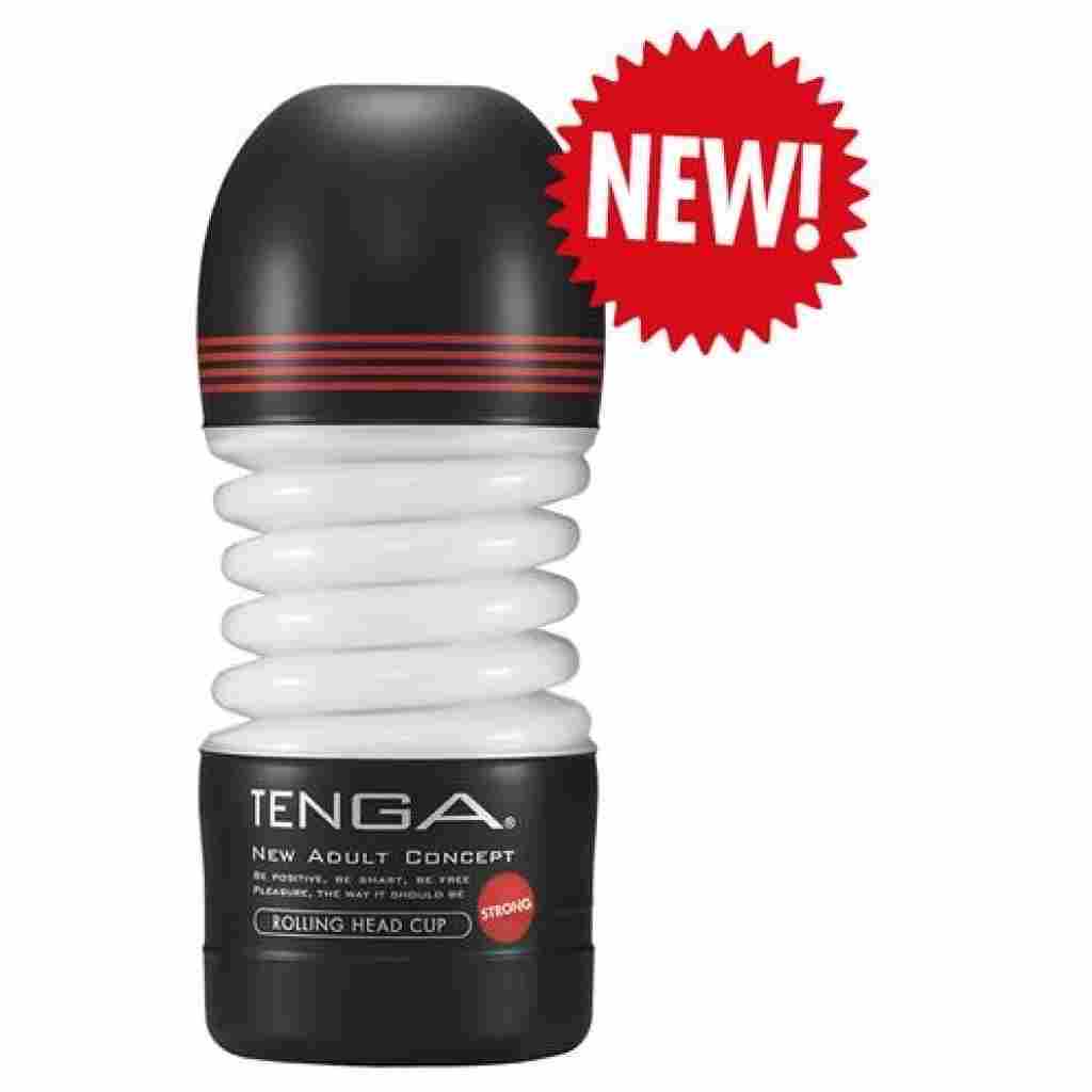 Tenga Rolling Head Cup Strong with the adoption of a masturbator flexible body, you are free to enjoy 360° sensations at the tip of your shaft!