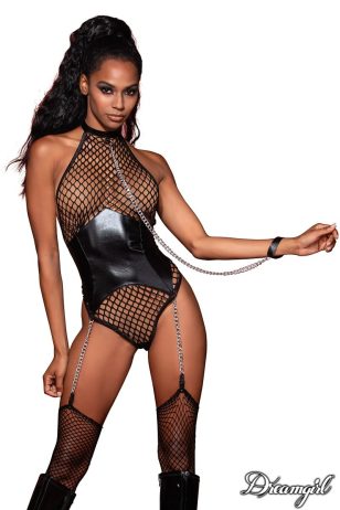 Fetish garter teddy