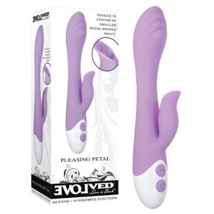 Pleasing Petal dual action vibrator