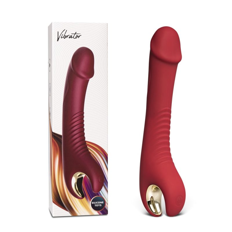 Le vibrateur pénis Majestik est si réaliste au toucher que vous pourriez penser que vous touchez de la vraie peau.