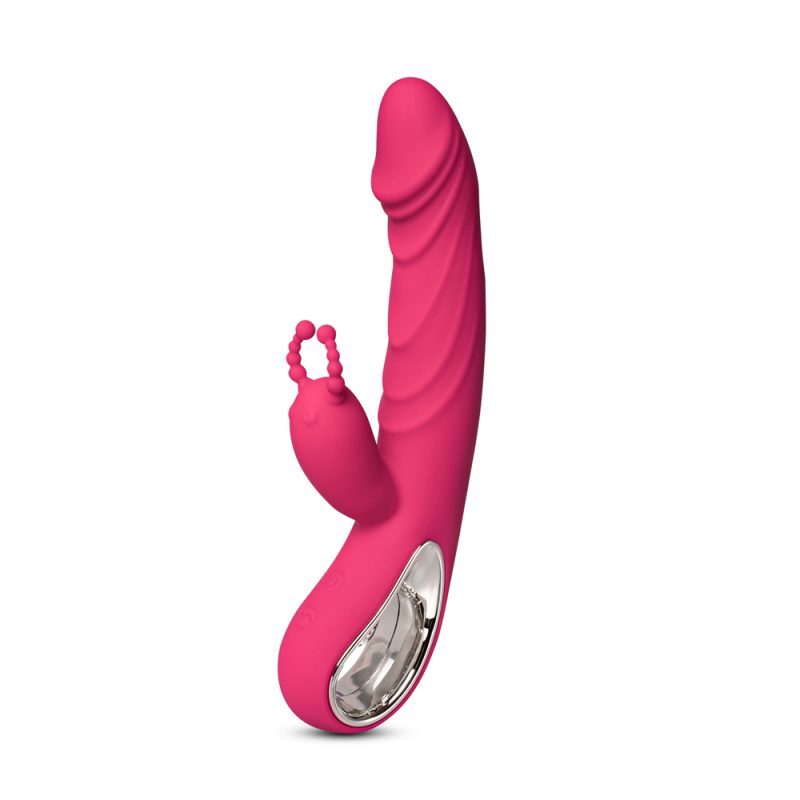 Vibrateur double action chauffant Pinky – Image 2
