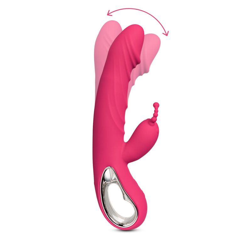 Vibrateur double action chauffant Pinky – Image 4