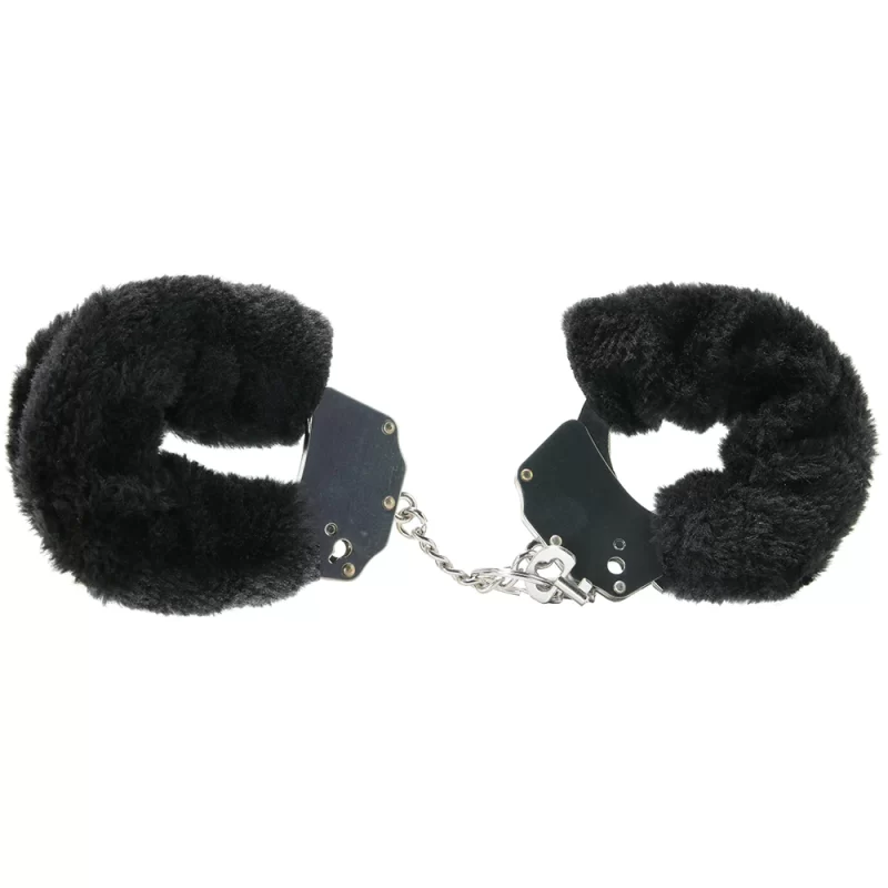 Handcuffs with black fur - Image 2