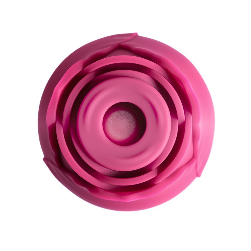 Rose red rechargeable clitoral stimulator