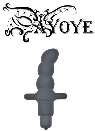 Small curved silicone anal vibrator