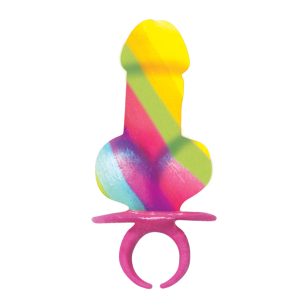 Rainbow Ring Pop Lollipop