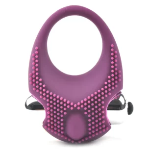 Purple vibrating penis ring