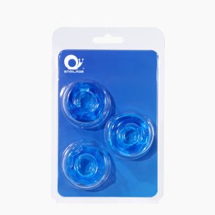 Ultra-elastic cock ring set
