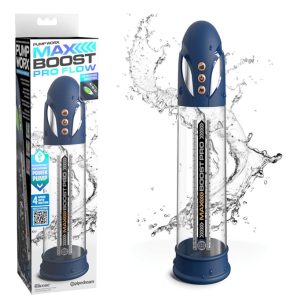 Pompe à pénis Max Boost bleu