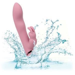 Vibrateur double action (clitoris et vaginal)