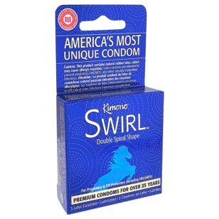 Kimono Swirl Condom 3 units