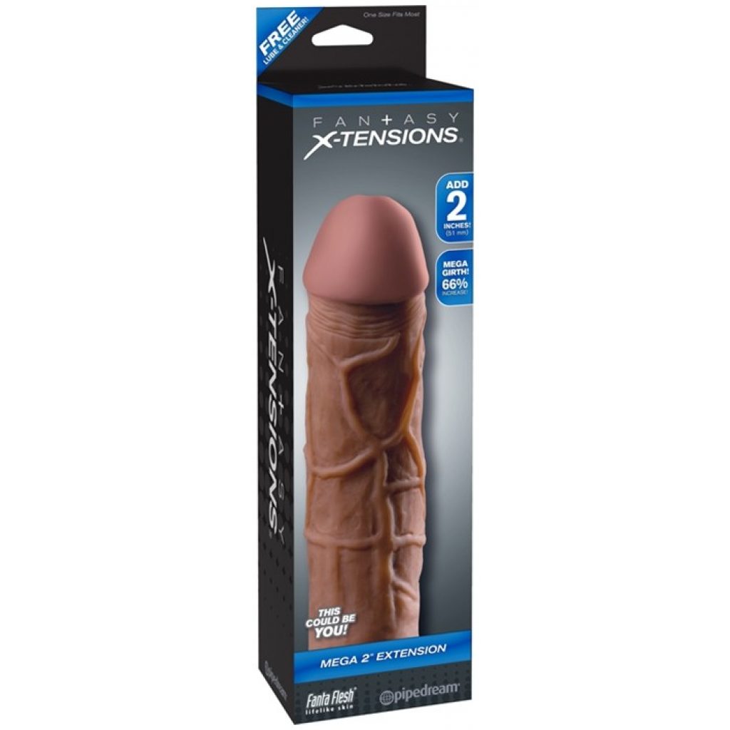 Extension pénis FX Mega 2'' couleur brun