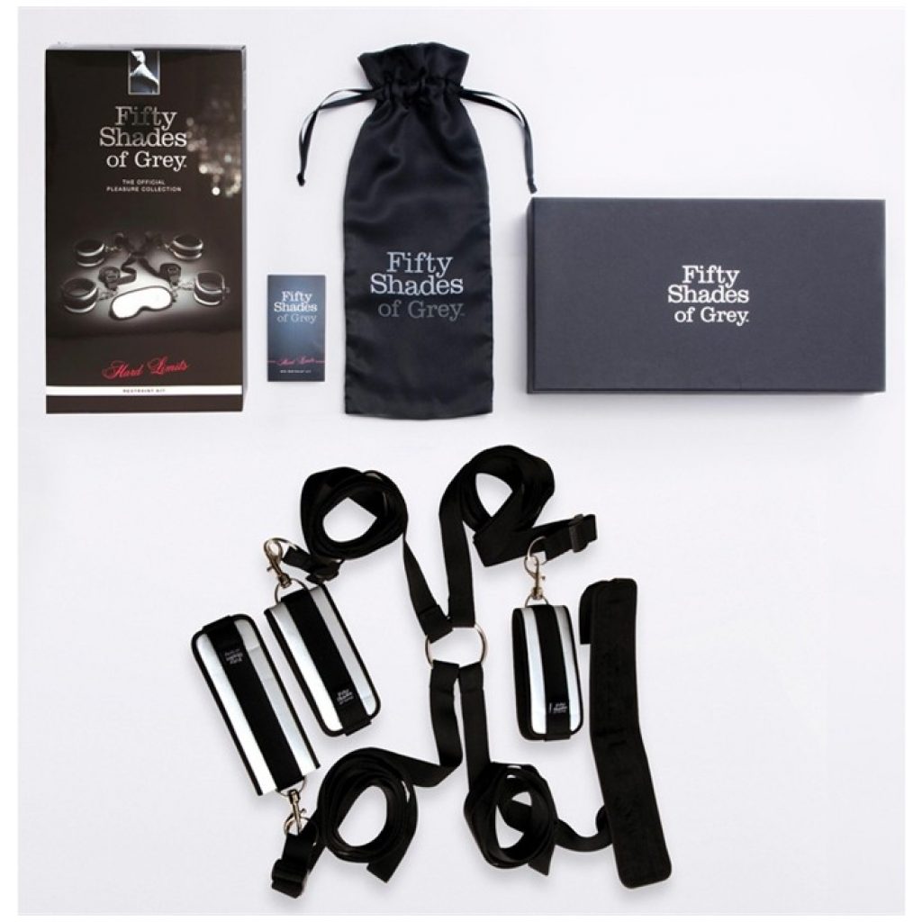 Idéal pour les débutants, cet ensemble bondage pour lit Cinquante Nuances de Grey peut être utilisé pour attacher entièrement le corps.