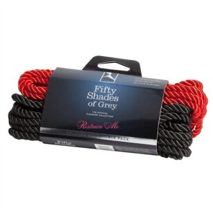 Two Fifty Shades of Grey bondage ropes