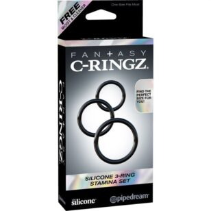 C-Ringz silicone erection ring black box of three