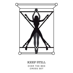 Fifty Shades of Grey keep still over the bed cross restraint