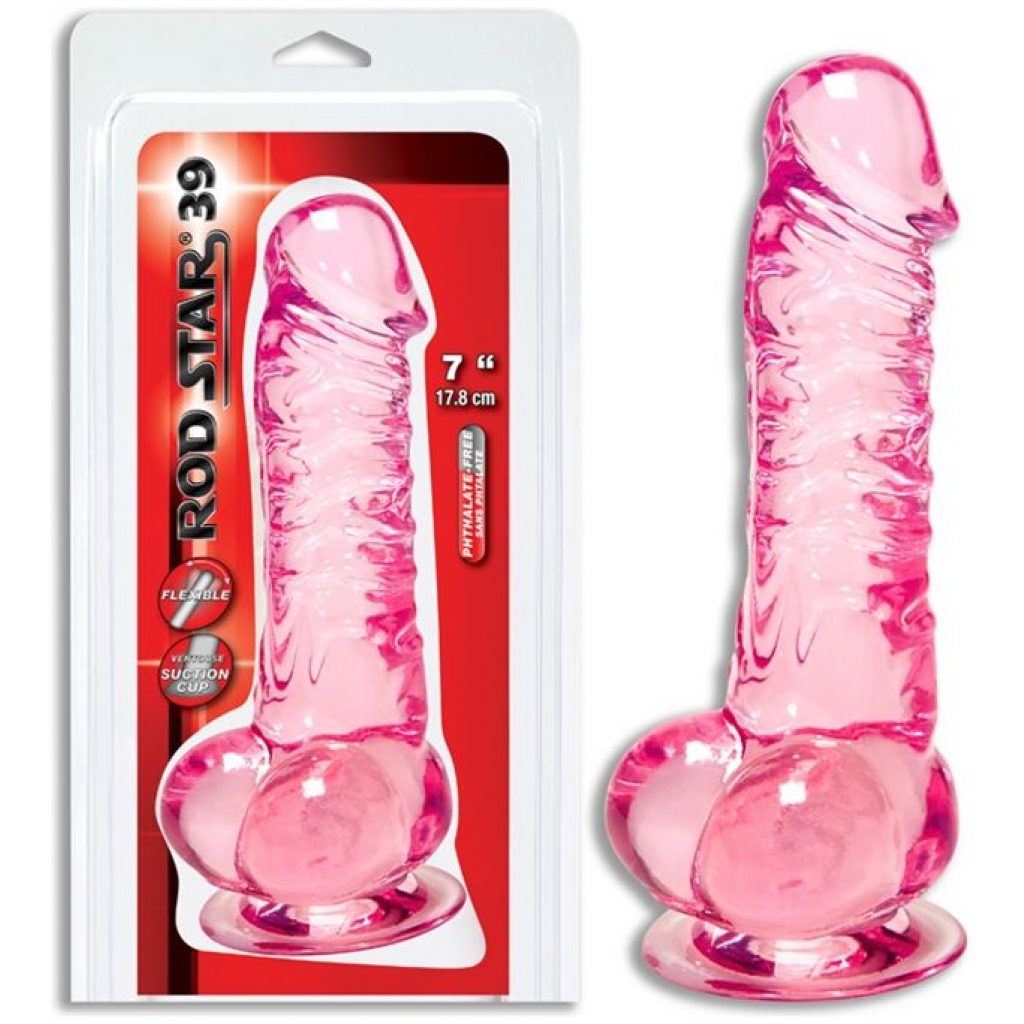 Dildo Chunky pink 7 inches