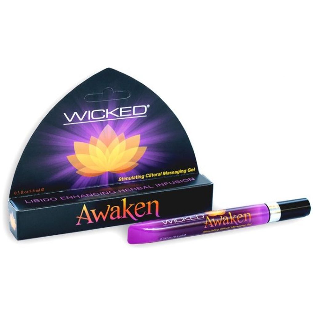 Le Gel stimulant pour clitoris Awaken de Wicked a été créé pour accroître la sensibilité et améliorer la libido grâce à un mélange finement agencé de fines herbes botaniques et aphrodisiaques.