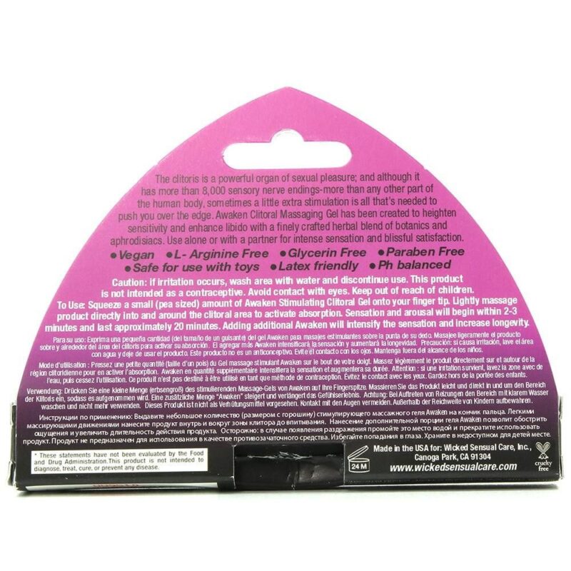 Gel stimulant pour clitoris Awaken de Wicked – Image 2