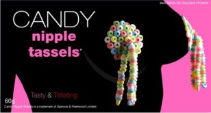 Candy nipple tassels