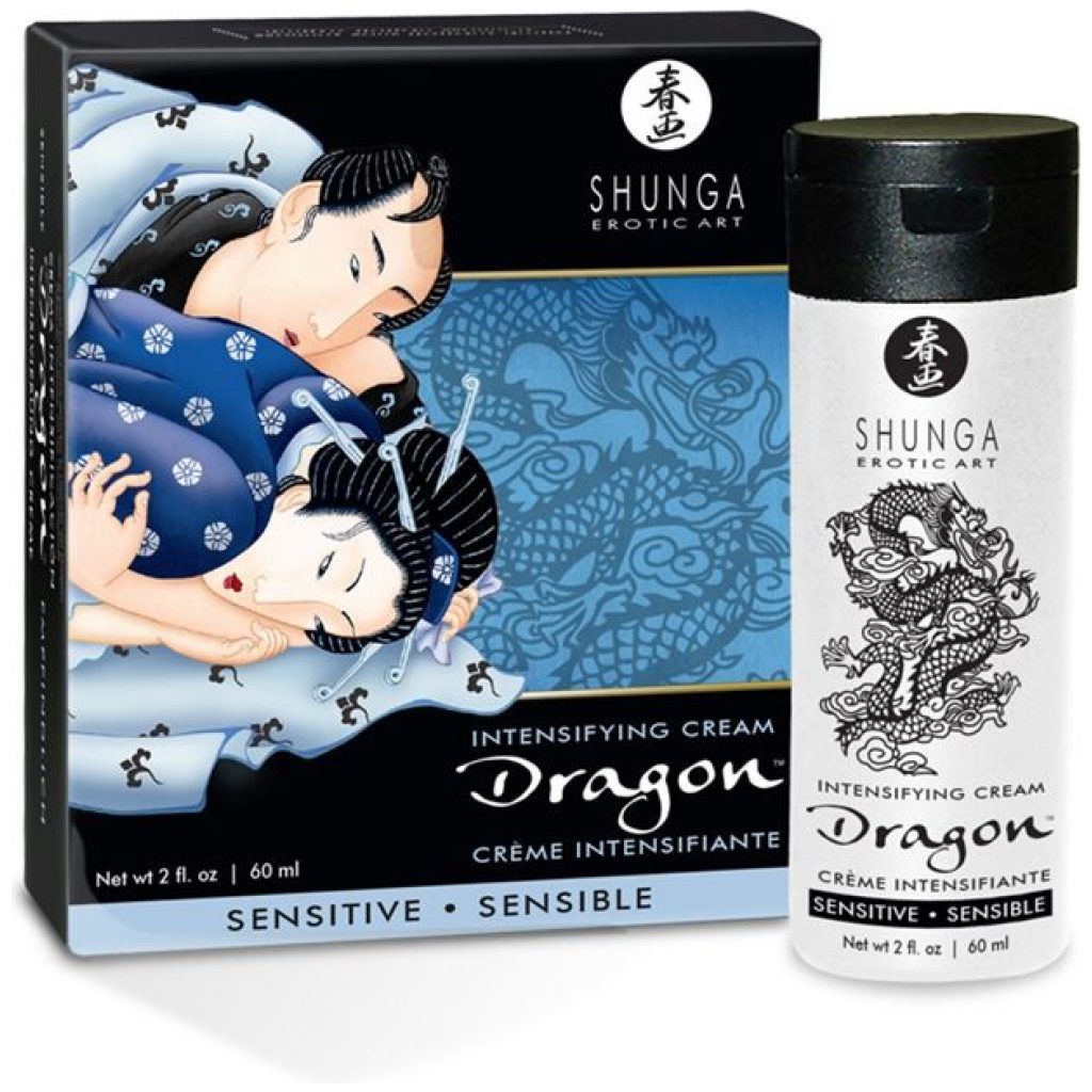 La crème de virilité Dragon sensible pour les couples qui cherchent un effet «feu de glace» atténué.