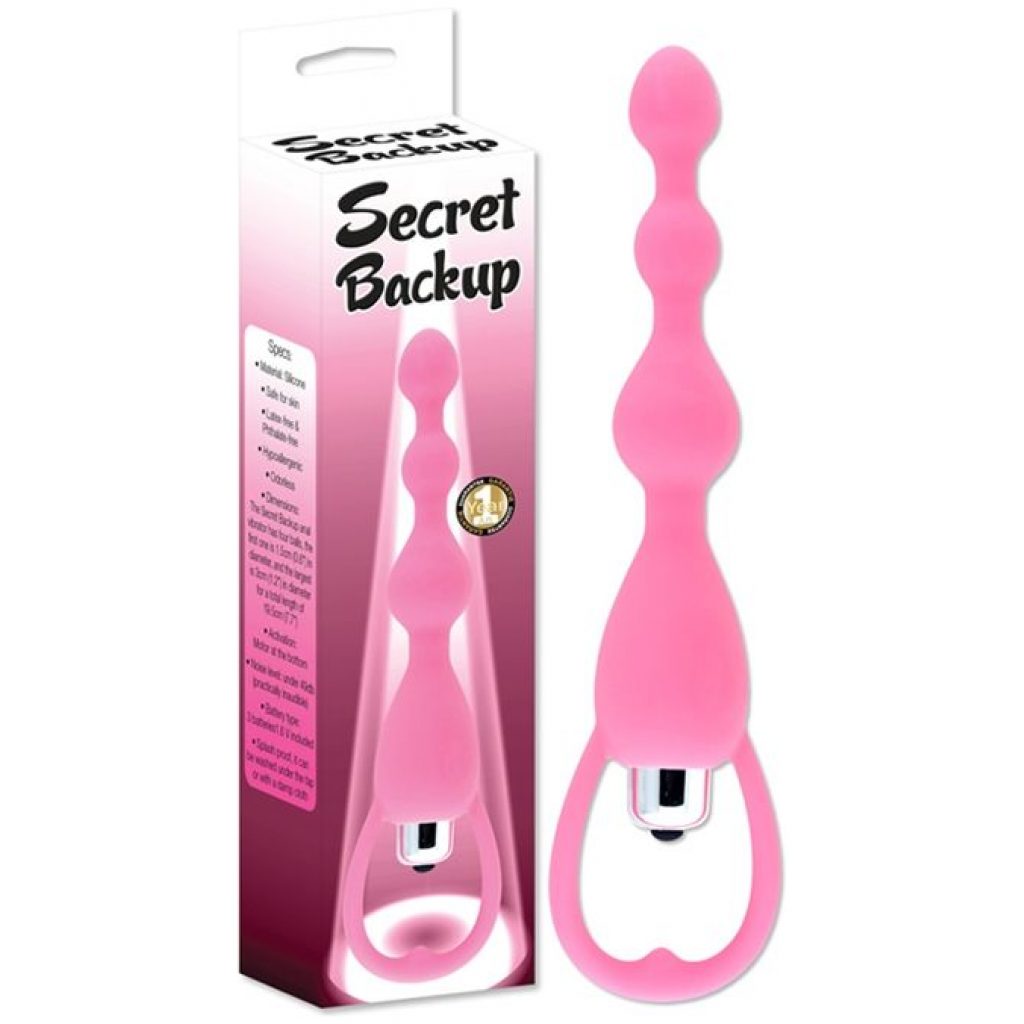 Vibrateur anal Secret Back Up en silicone flexible de Vivilo