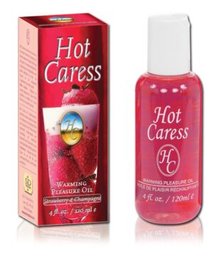 Warming Lotion Hot Caress Strawberry and Champagne