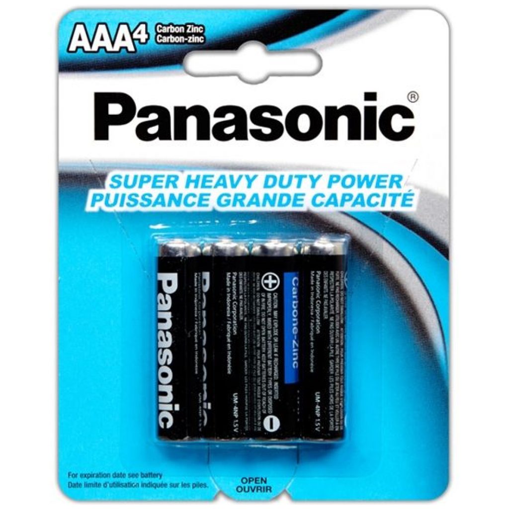 Battery Panasonic AAA heavy duty 4pk